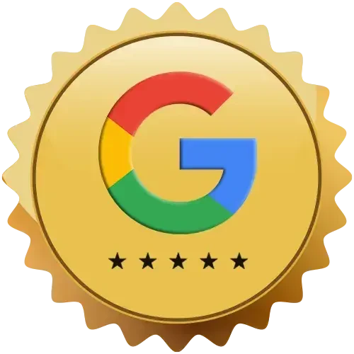 Google 5-Star Rating badge